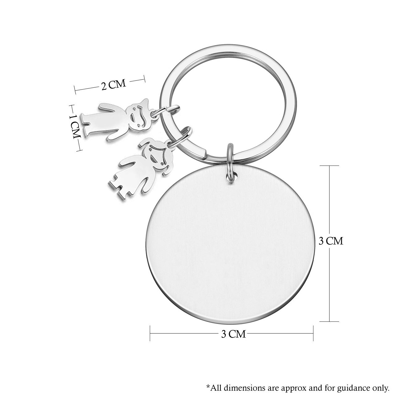 This Mum Belongs to Round Metal Family Keyring Gift