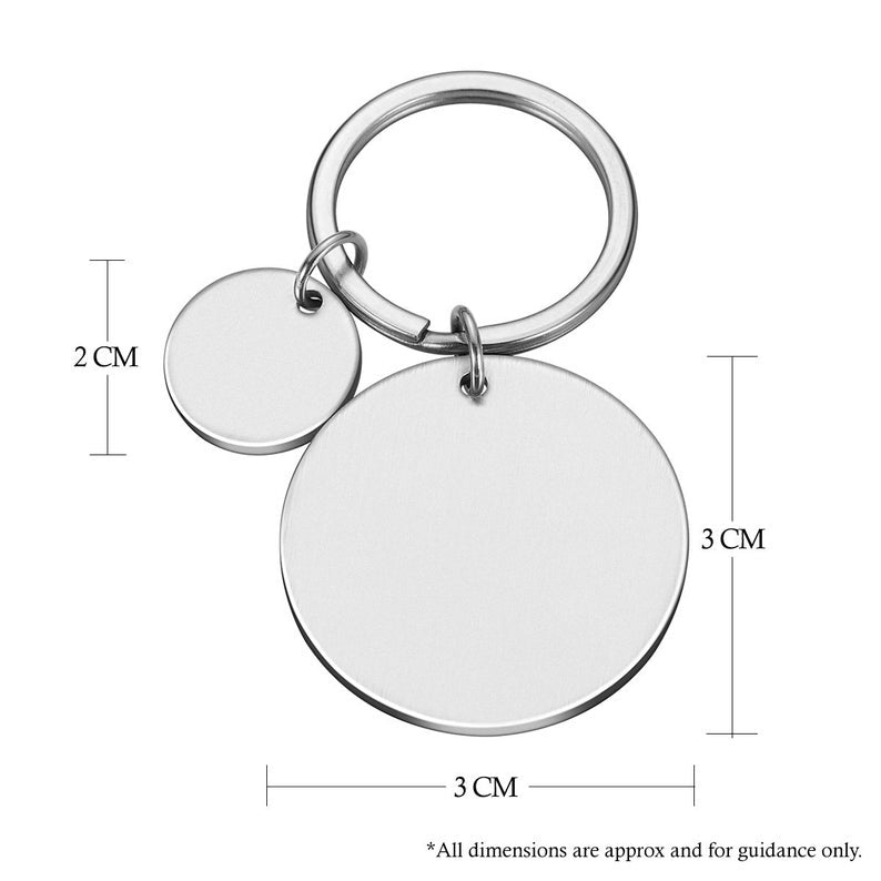 Engraved Home Sweet Home Key ring Gift Custom Date and Initials