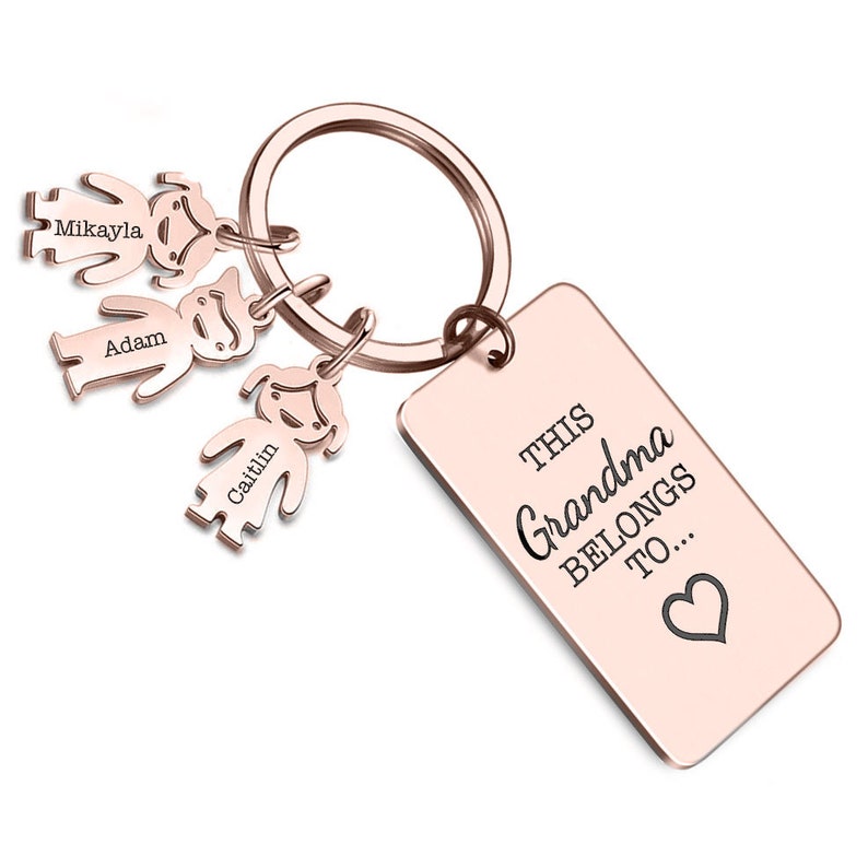 This Mummy Belongs to Metal Family Keyring Gift