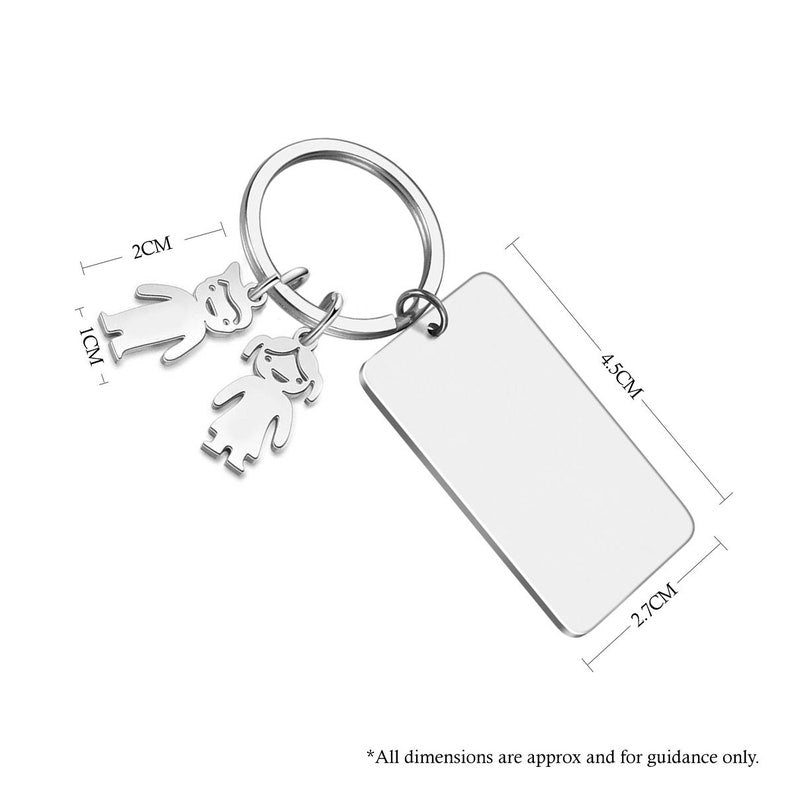 This Mummy Belongs to Metal Family Keyring Gift