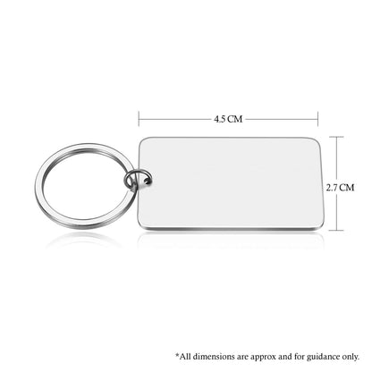 Thank You for helping me grow Teacher Key ring Gift Custom Initials and Date