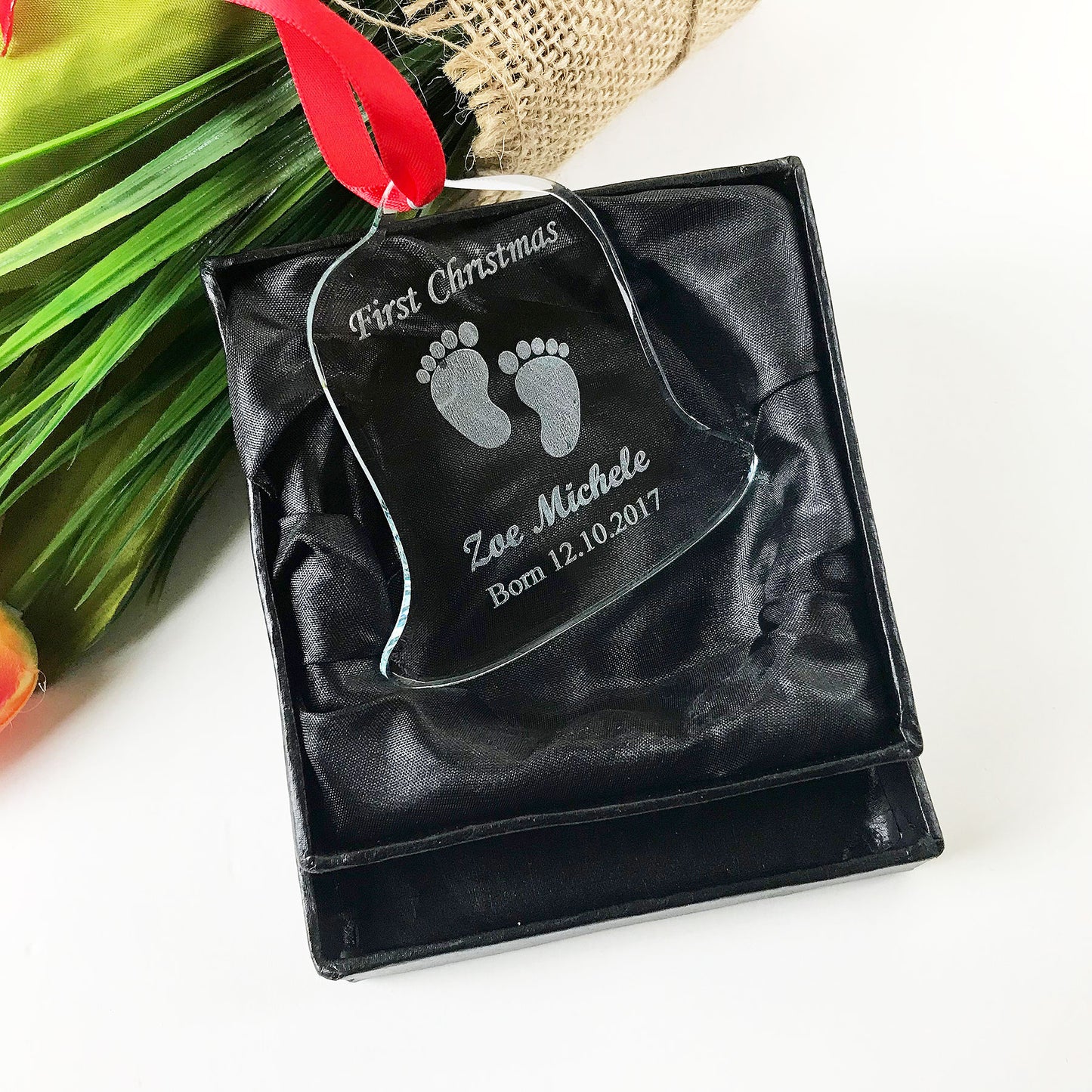 Christmas Crystal Bell Ornament