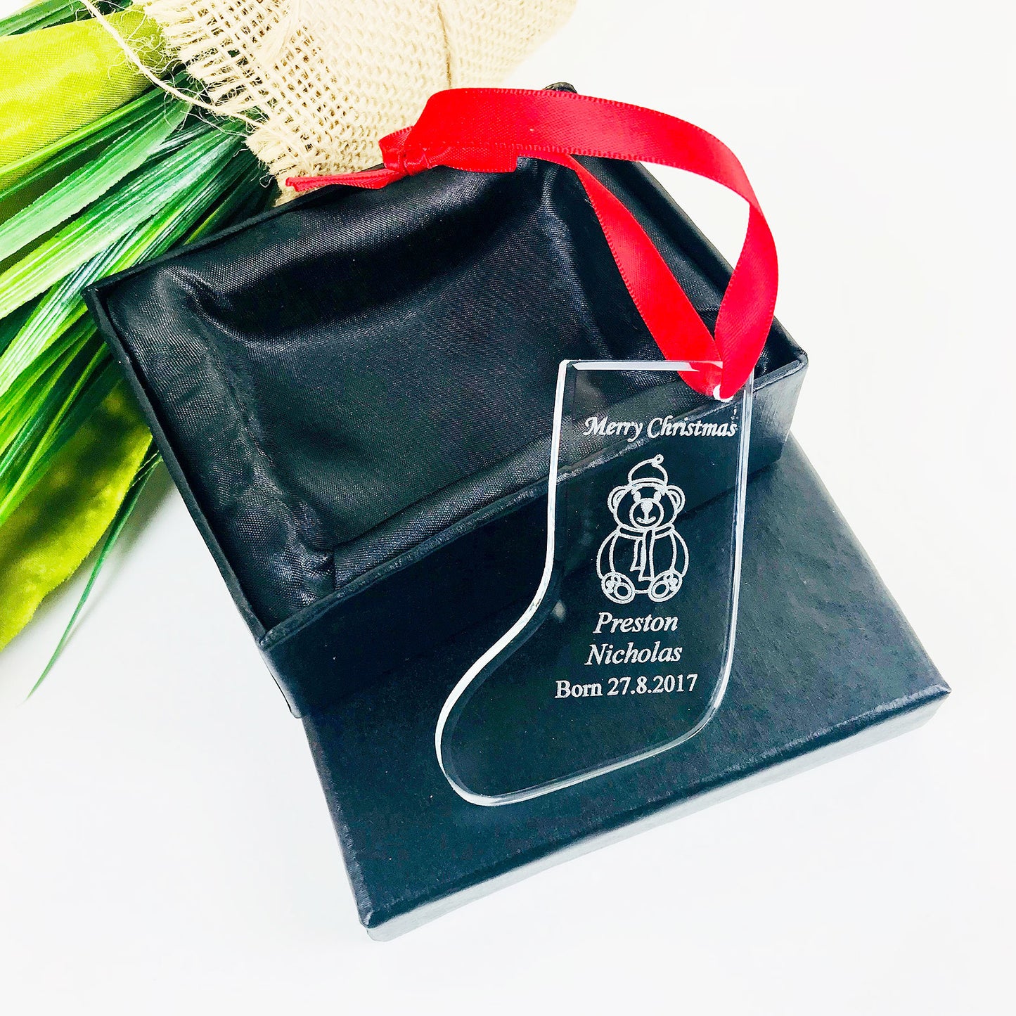 Christmas Crystal Ornament