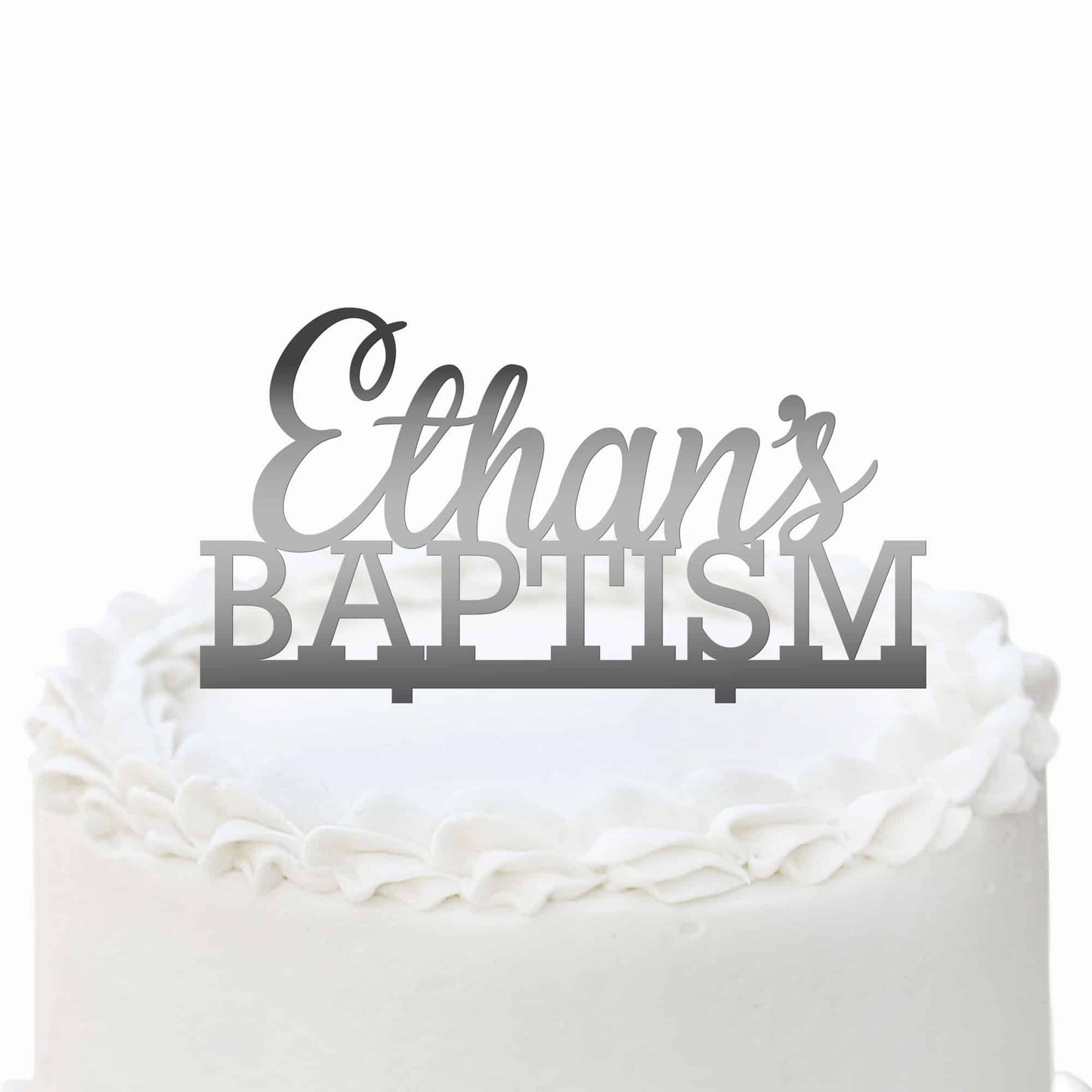 Baptism Cake Topper