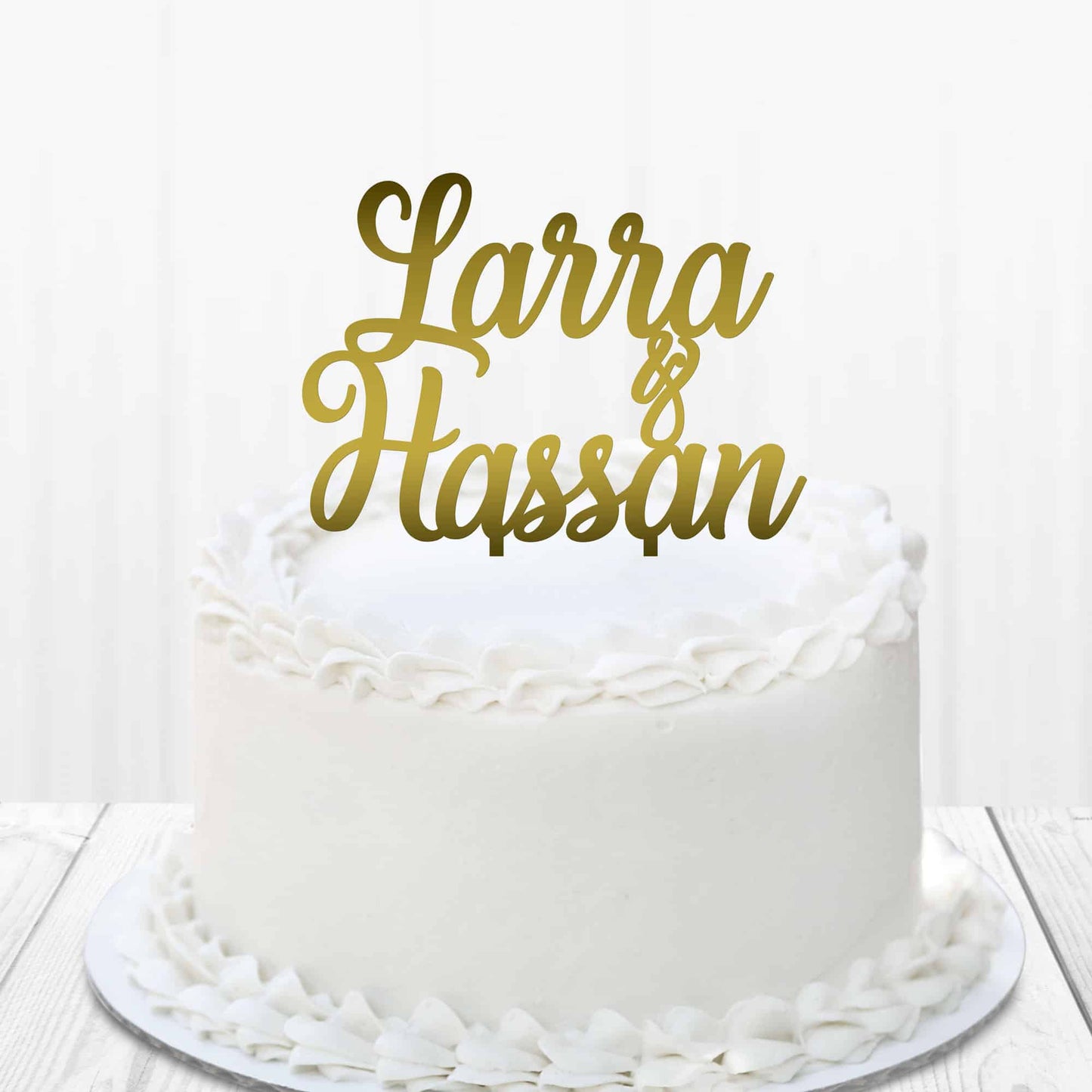 Wedding Cake Topper with Names