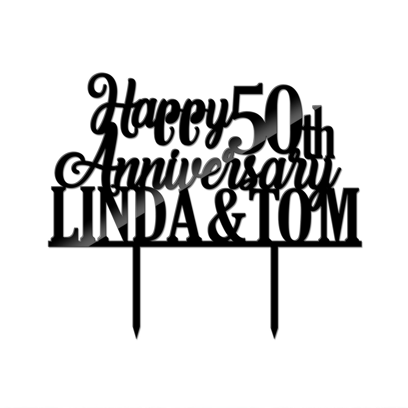 Anniversary Cake topper