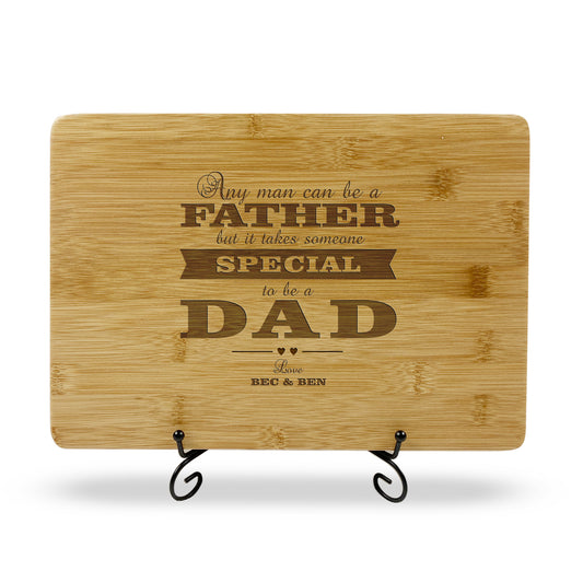 Chopping Board for Fathers Day Gift 34cm x24cm