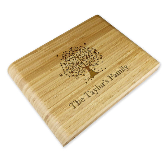 Wooden Cheese Board with Knives