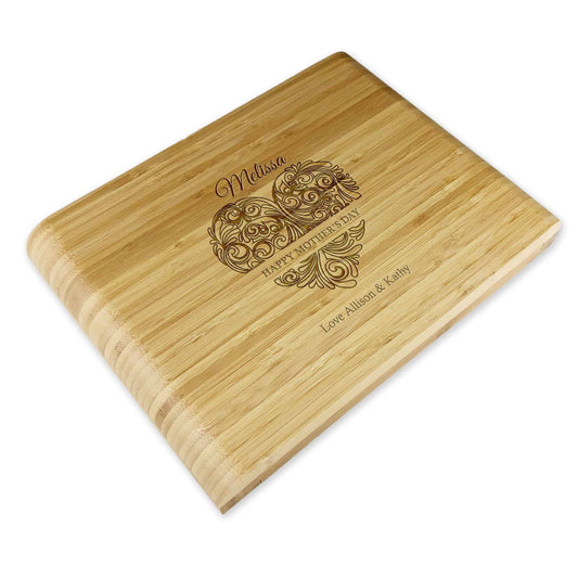 Mothers Day Cheese Board With Knives Gift