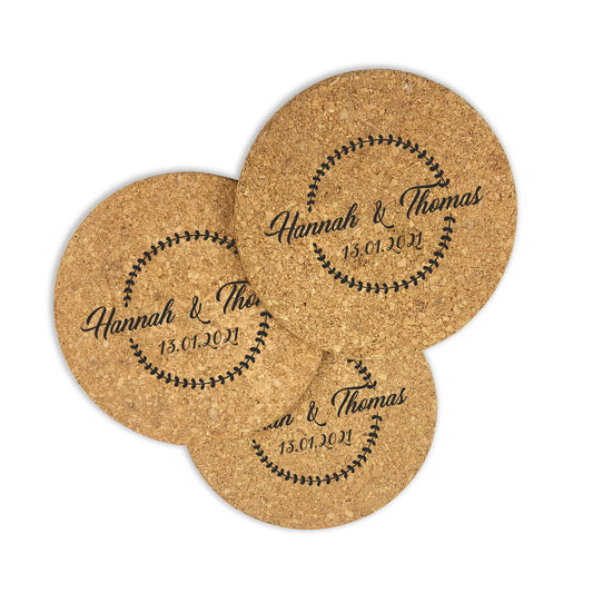 Cork Coasters Wedding Favours