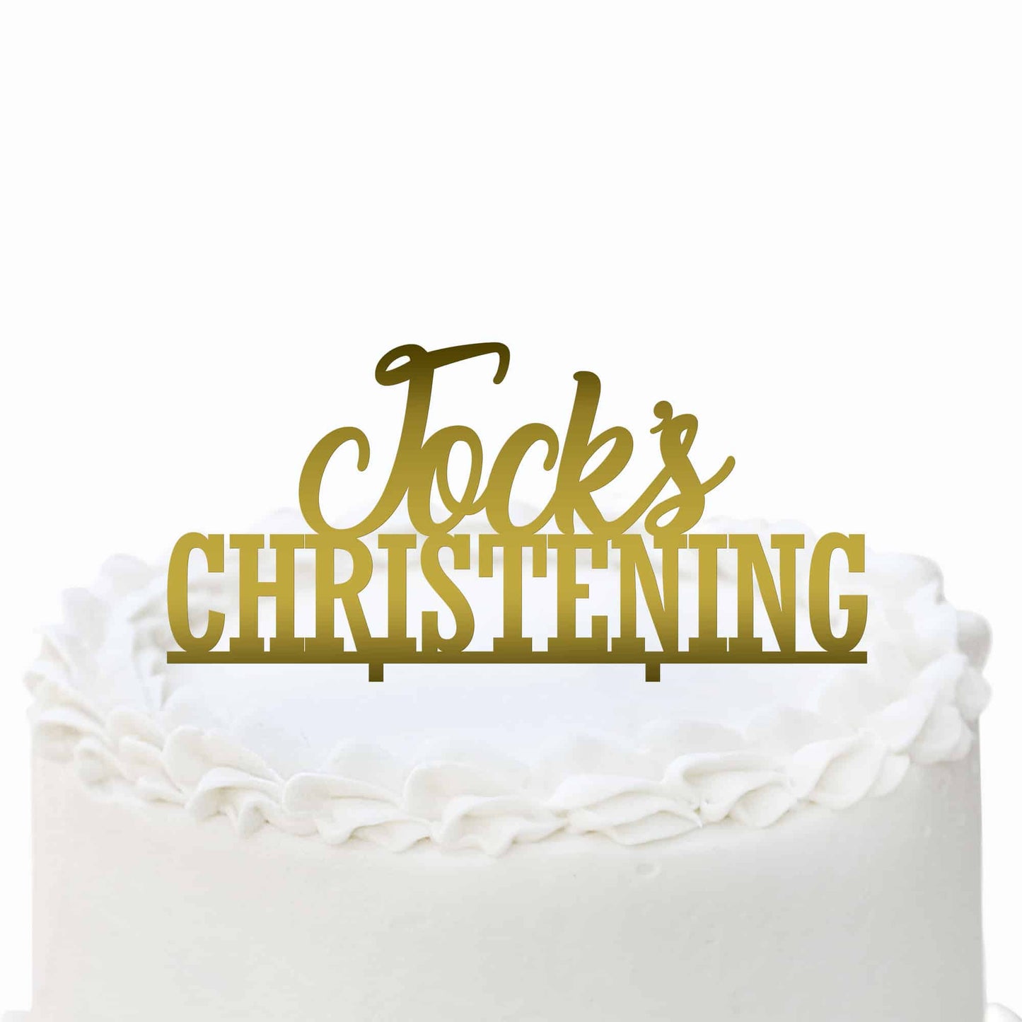 Christening Cake Topper
