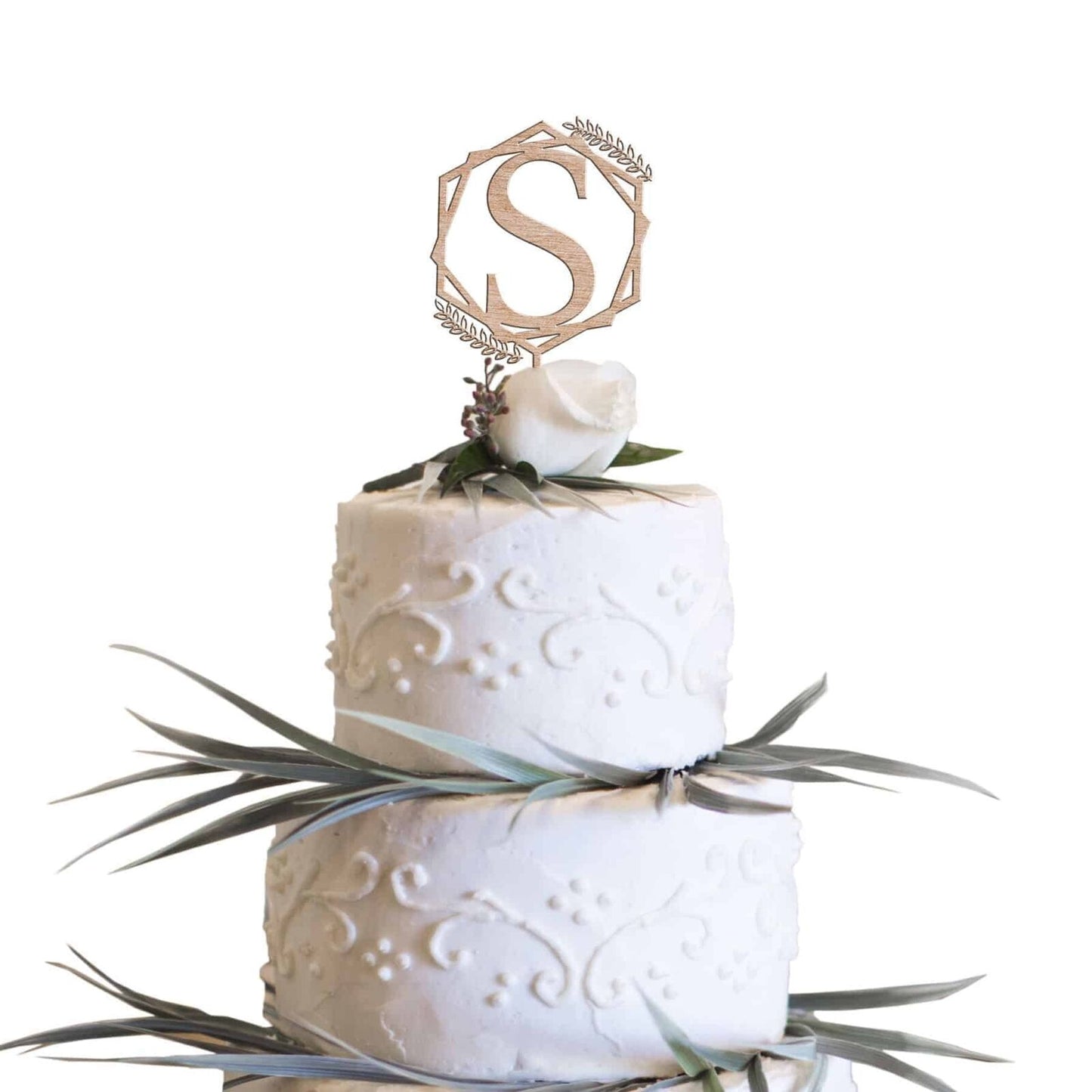 Monogram Single Letter Cake Topper