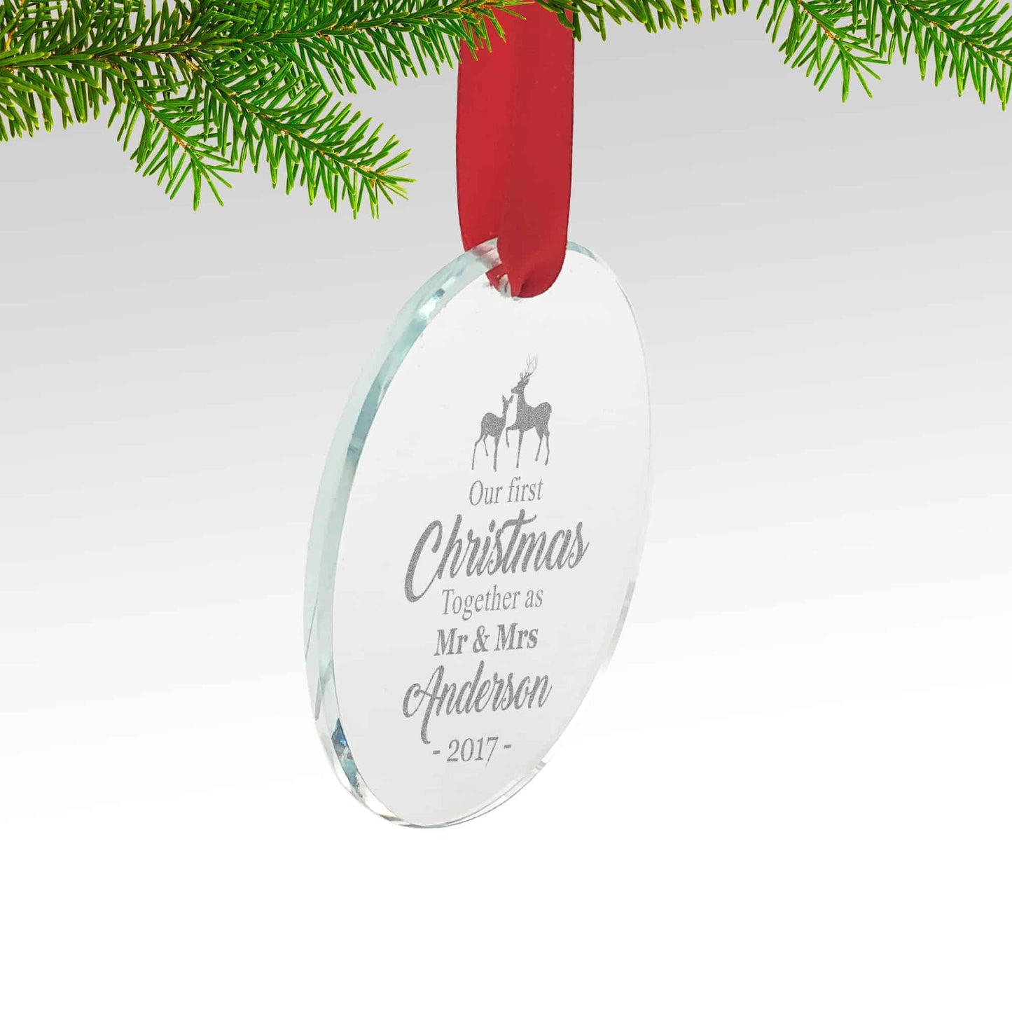 Christmas Crystal Ornament