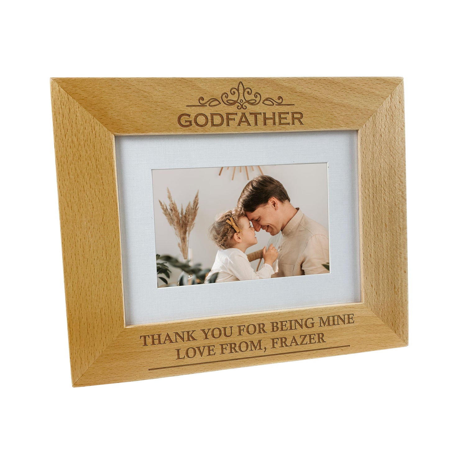 Baptism Wooden Photo Frame Gift