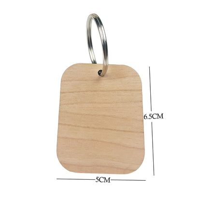 Wooden Engraved Wooden Keyring Gift For Mum Mothers Day Birthday