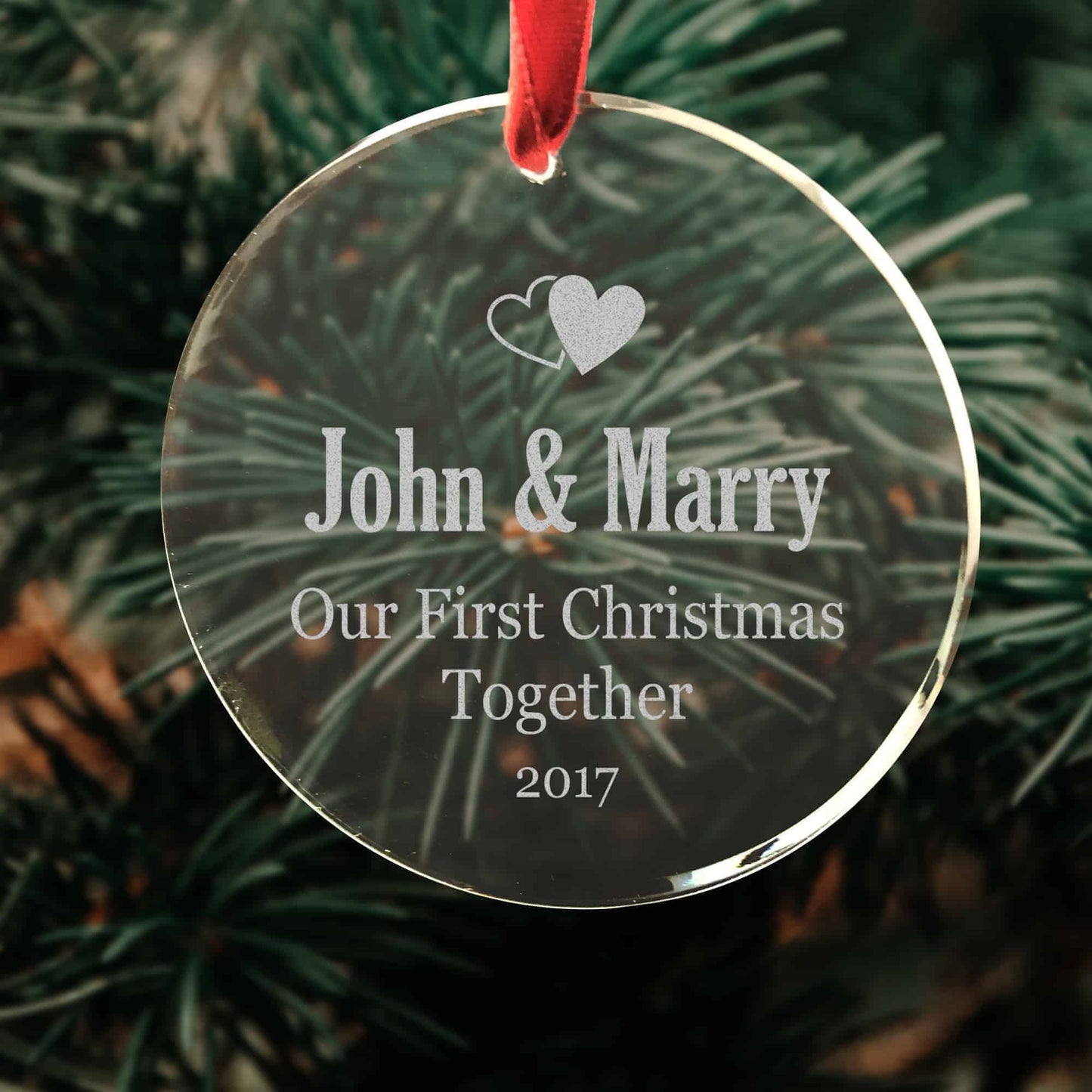 Christmas Crystal Ornament