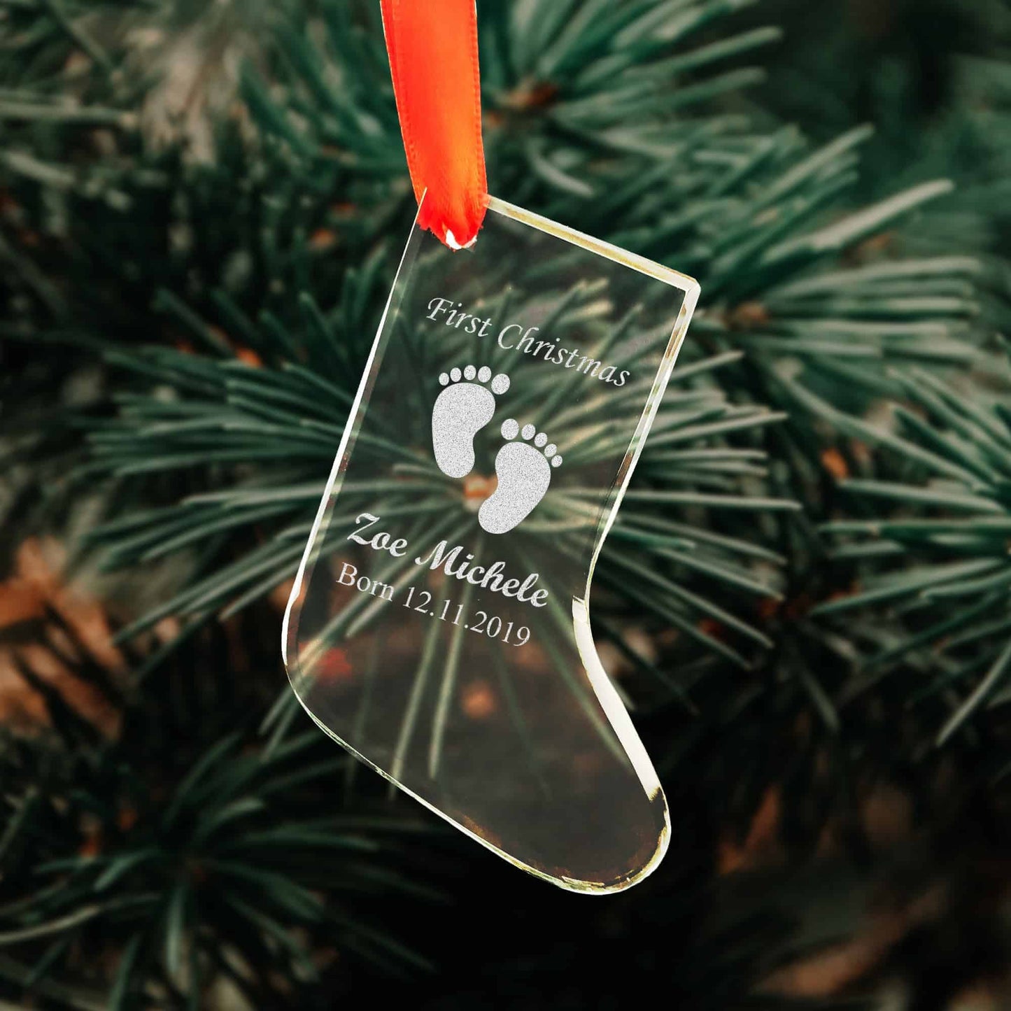 Christmas Crystal Ornament