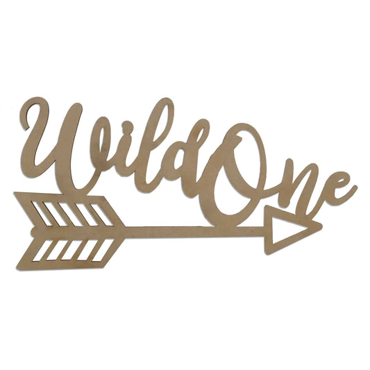 Tribal Wild One Arrow Sign for Birthday Party