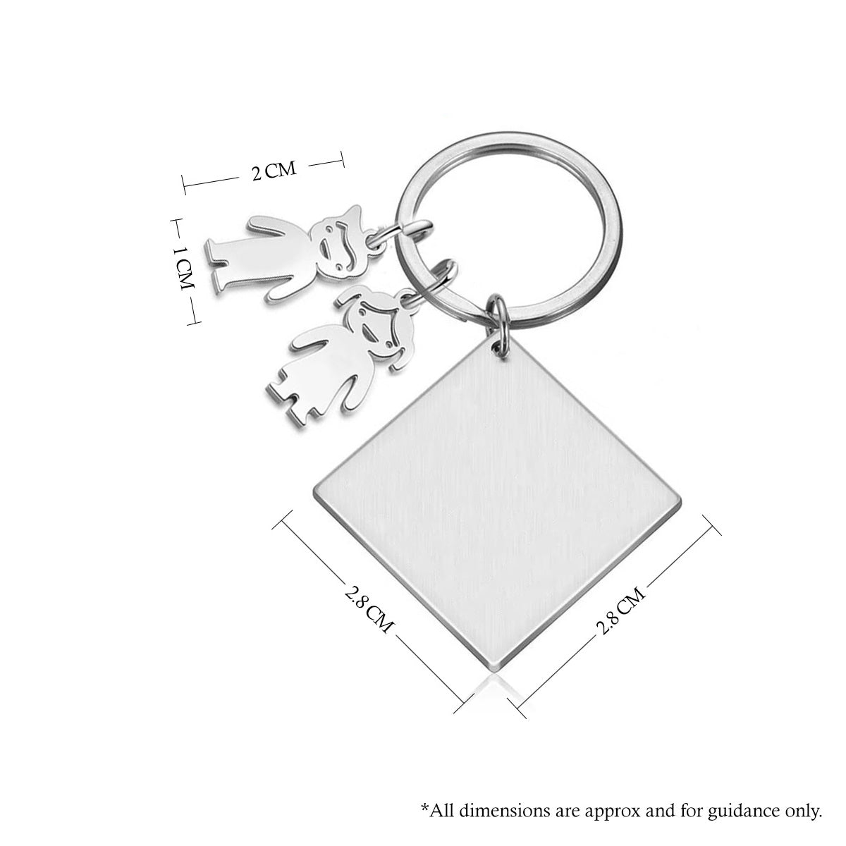 This Mum Belongs to Metal Family Keyring Gift