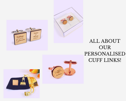 All you need to know about our Personalised Cufflinks!