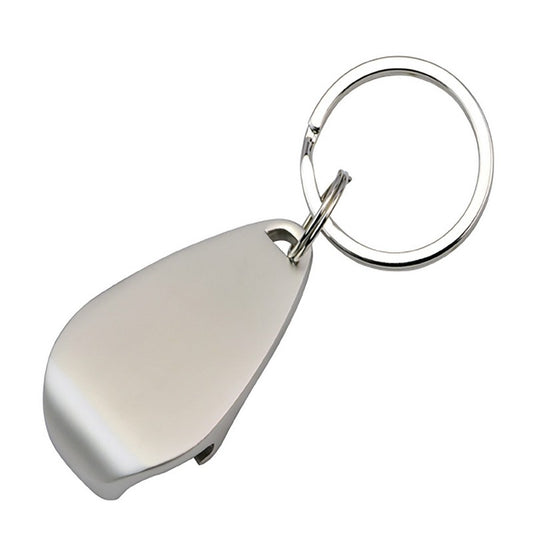 Engraved Keyring Nickel Bottle Opener