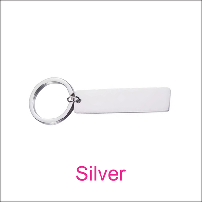 Duplicate-Custom Message Names Date Key ring Gift for Boyfriend Dad Mum Couple Anniversary (Copy)