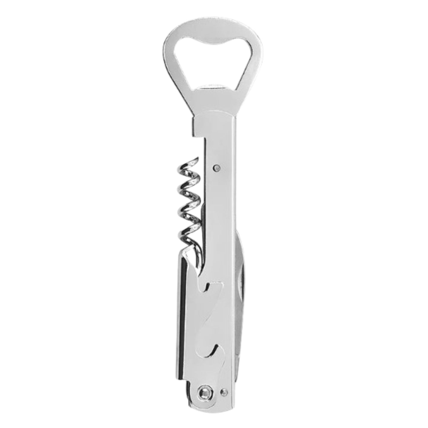 Multifunctional Stainless Steel Wine Corkscrew with Knife and Bottle Opener