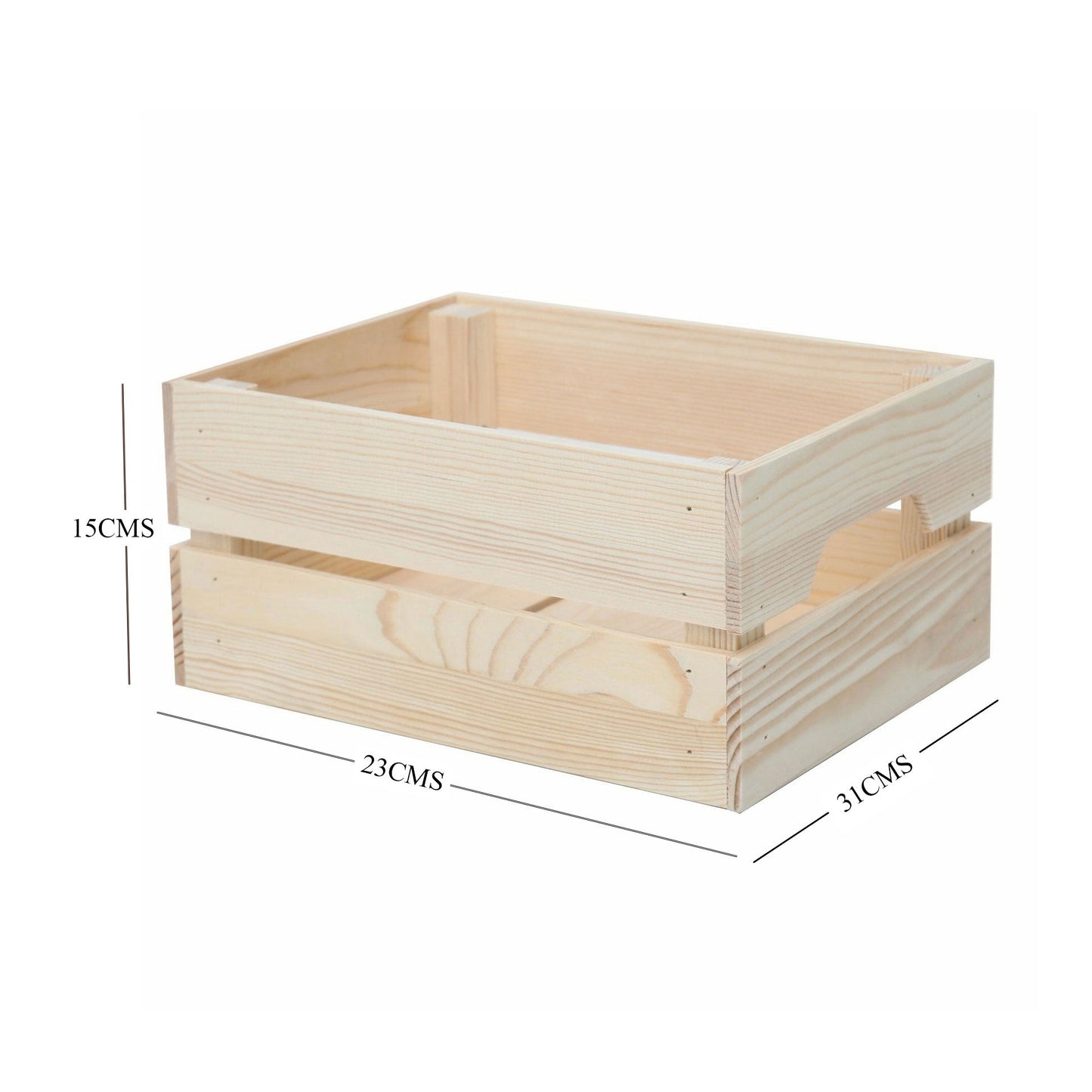 Personalised Engraved Wooden Crate