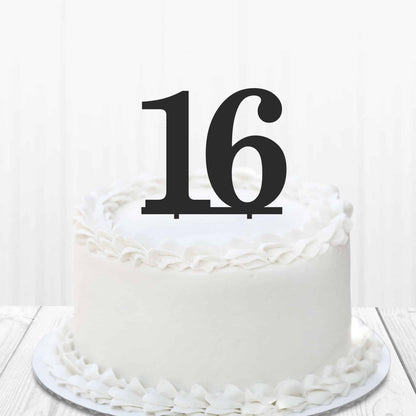 Number Cake Topper