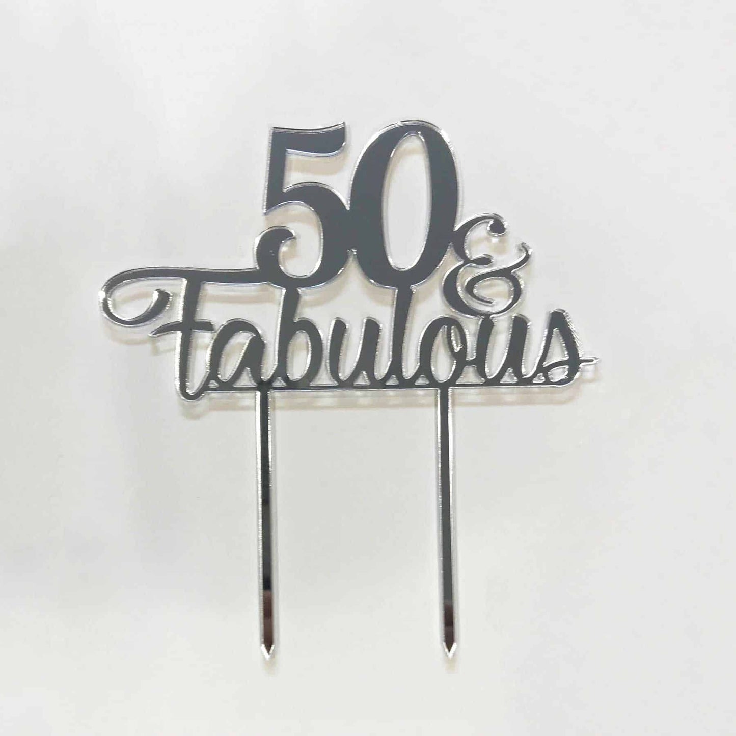 Fabulous Birthday Cake Topper With Year