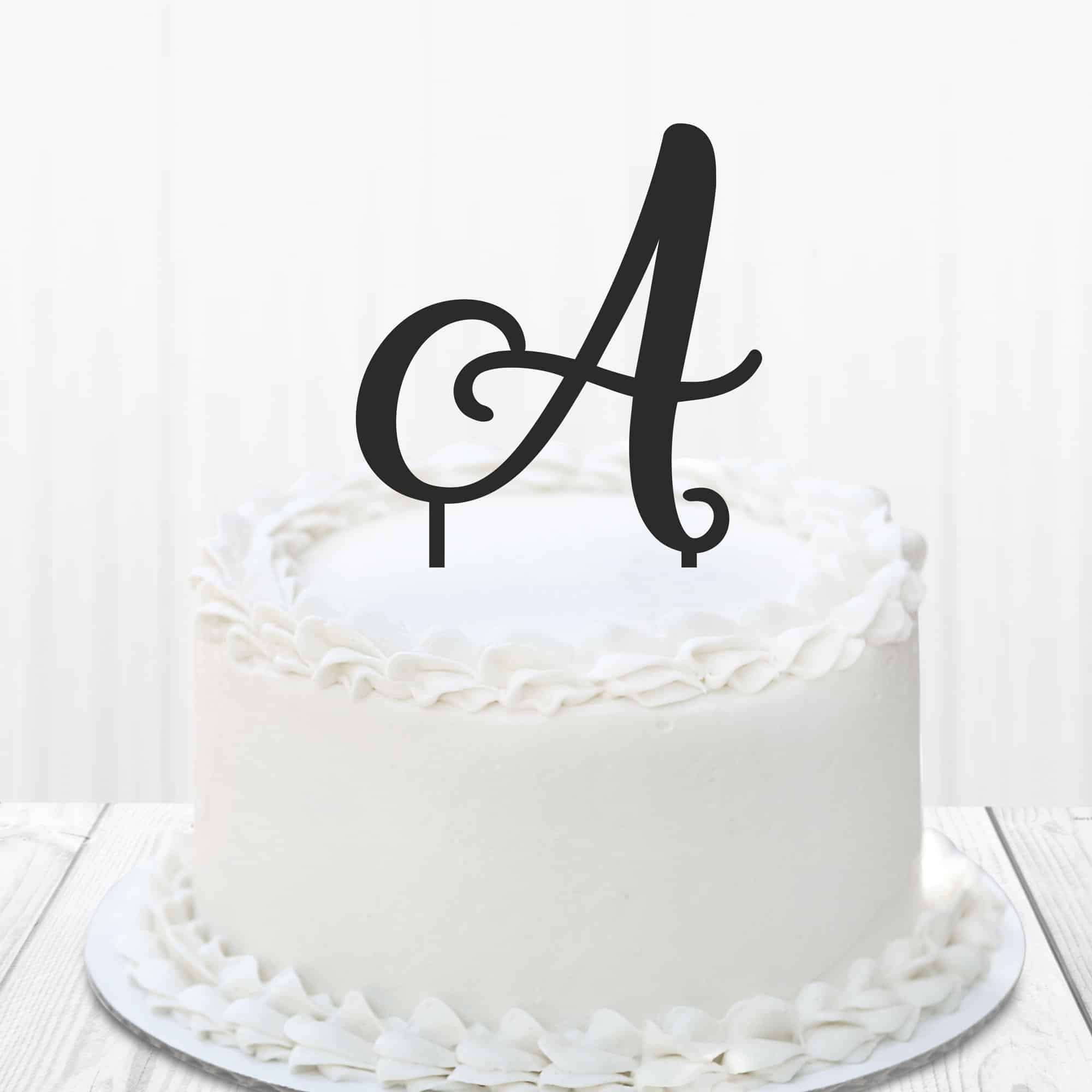 N Shaped Alphabet Cake Delivery In Delhi NCR