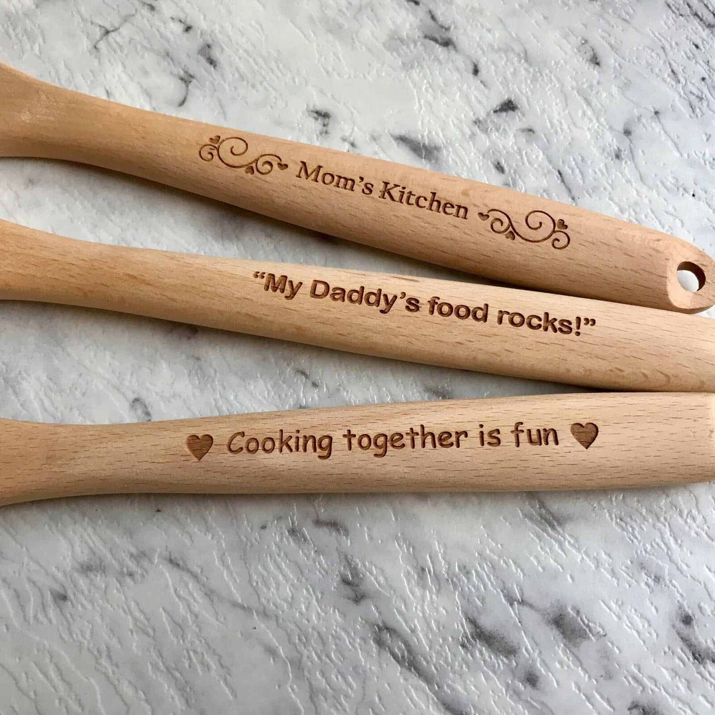 Wooden Spoon Custom Gifts Wedding Favour Mom Dad Friends
