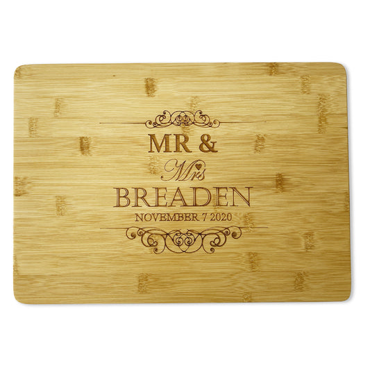 Chopping Board for Wedding Birthday Engagement Father Day Gift