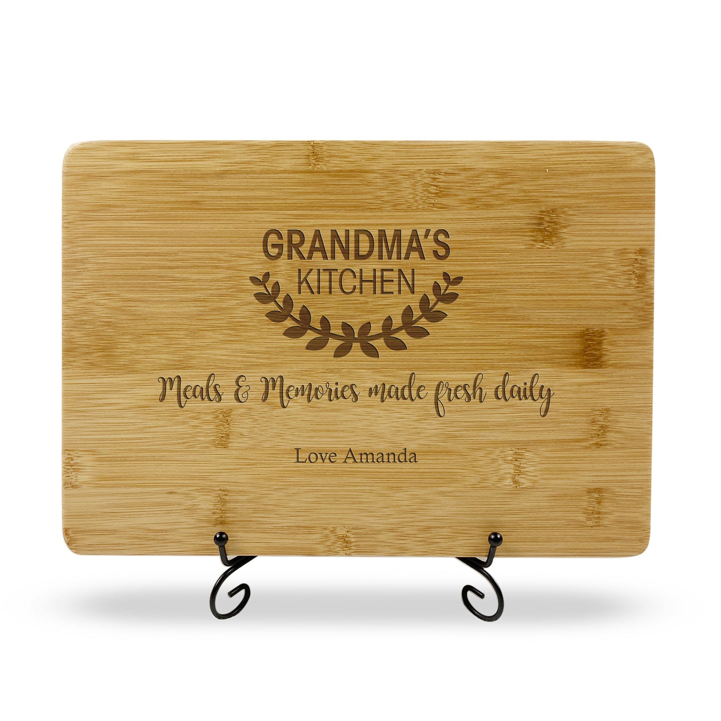 Wooden Grandma's Kitchen Chopping Board Mothers Day Gift for Mum Grandmother