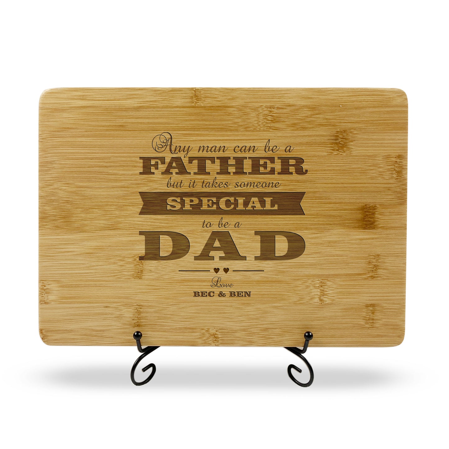 Chopping Board for Fathers Day Gift 34cm x24cm