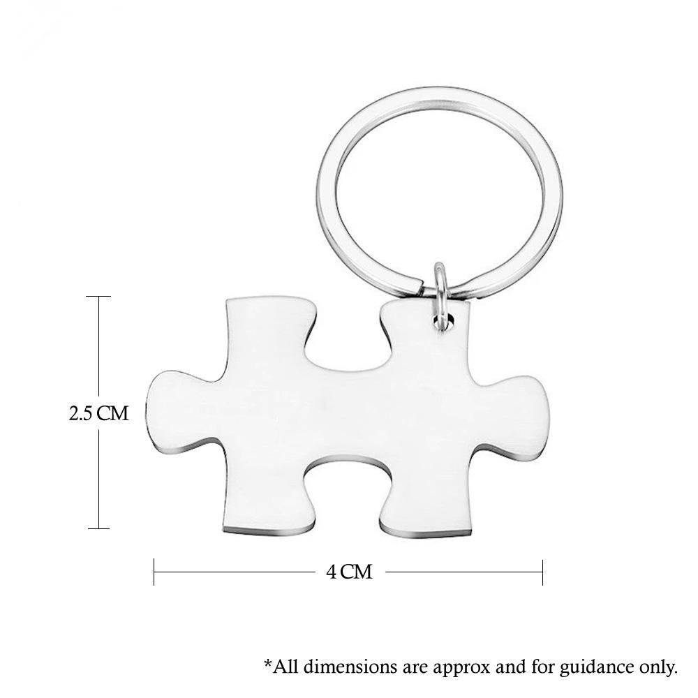 Puzzle on sale piece keyrings