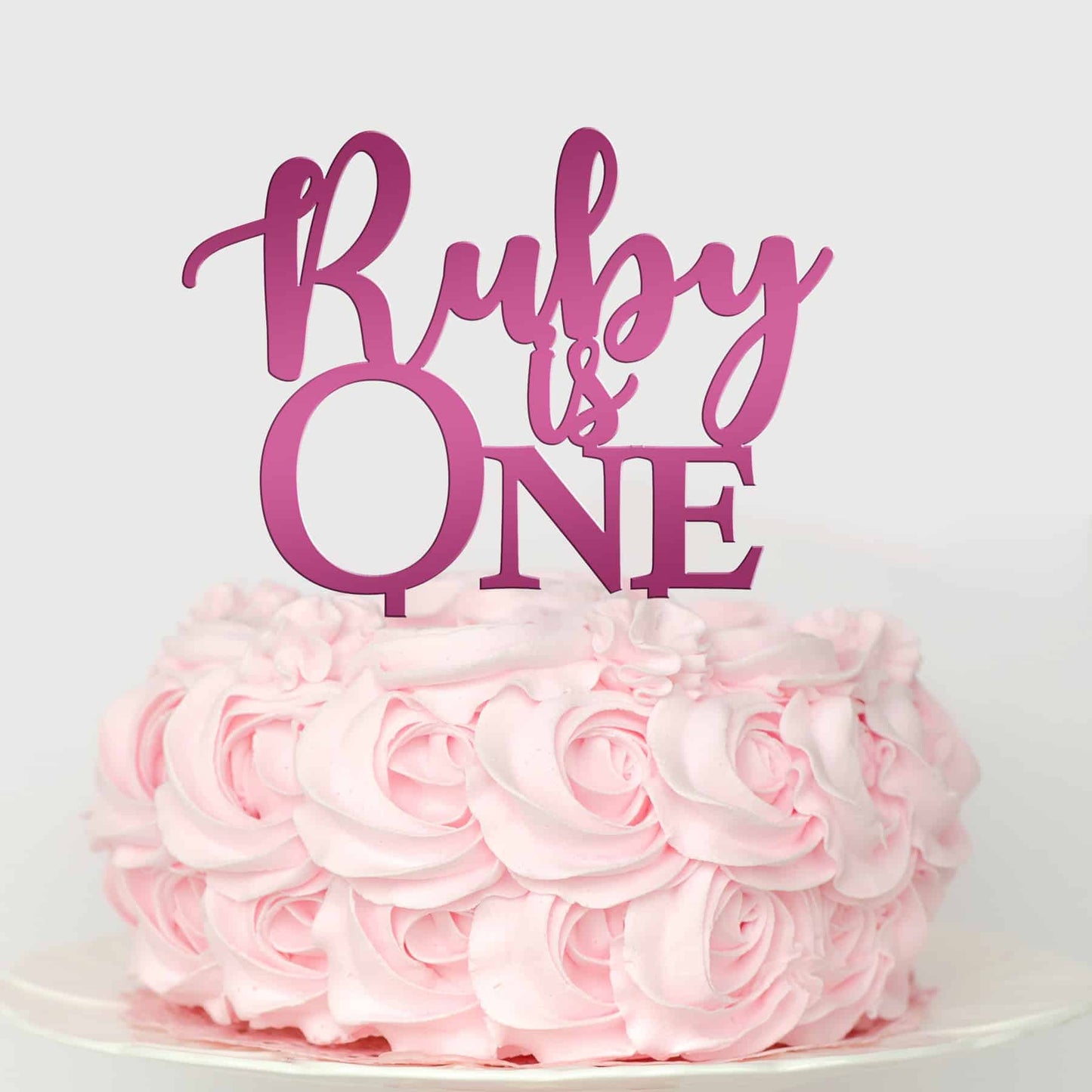 One Cake Topper With Name