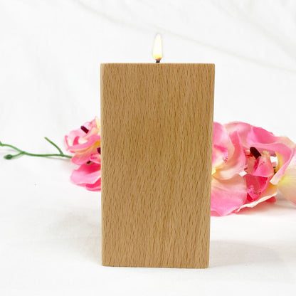 Personalised Wooden Tealight Candle Holder for Mothers Day