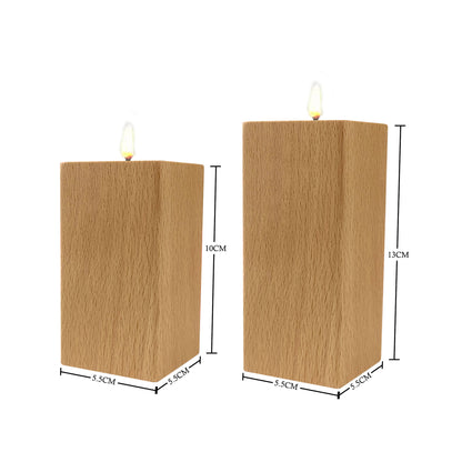 Wooden Memorial Tealight Candle Holder Gift